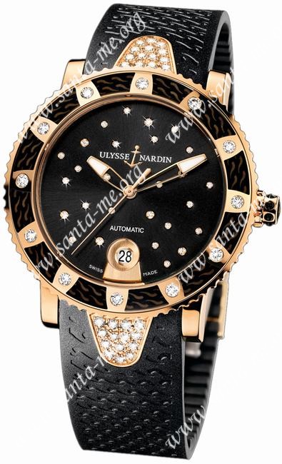 Ulysse Nardin Lady Marine Diver Starry Night Ladies Wristwatch 8106-101E-3C/22