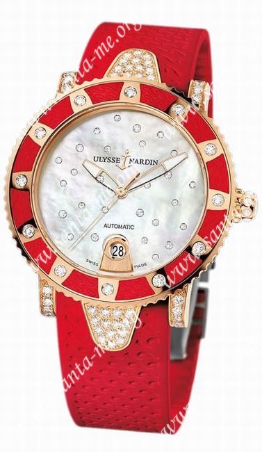 Ulysse Nardin Lady Diver Ladies Wristwatch 8106-101EC-3C/20.16LE