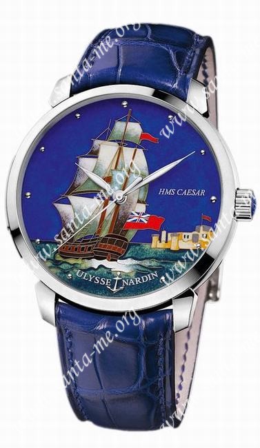 Ulysse Nardin Classico Enamel Mens Wristwatch 8150-111-2/CAESAR
