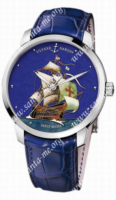 Ulysse Nardin Classico Enamel Mens Wristwatch 8150-111-2/SM