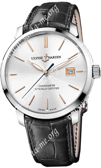 Ulysse Nardin Classico Automatic Mens Wristwatch 8153-111-2-90