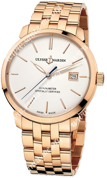 Ulysse Nardin Classico Automatic Mens Wristwatch 8156-111-8-91