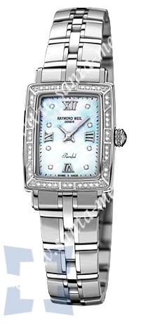 Raymond Weil Parsifal  Rectangular (New) Ladies Wristwatch 9741.STS00995