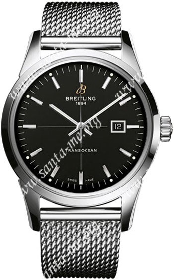 Breitling Transocean  Mens Wristwatch A1036012-BA91-SS