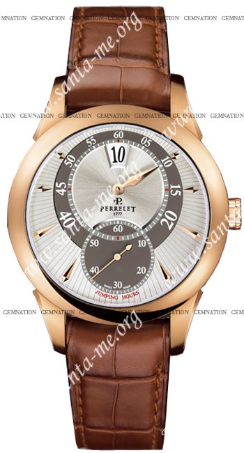 Perrelet Classic Jumping Hour Mens Wristwatch A3009.1