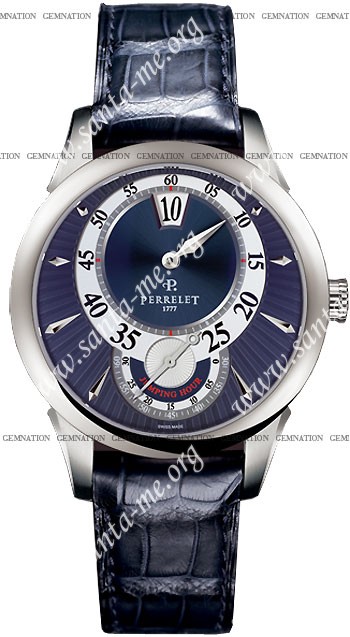 Perrelet Classic Jumping Hour Mens Wristwatch A3012.2