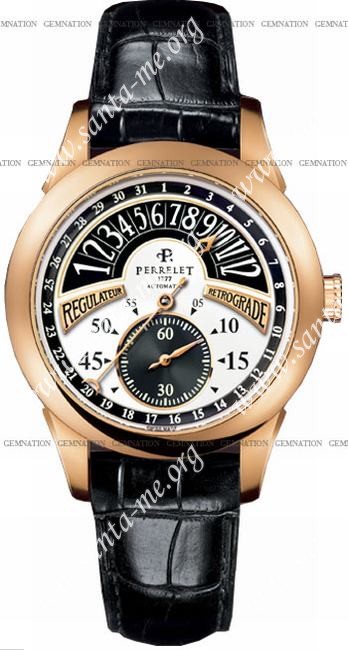 Perrelet Regulator Retrograde Mens Wristwatch A3014.2
