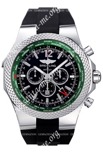Breitling Breitling for Bentley Special Edition GMT Chronograph Mens Wristwatch A47362S4.B919-210S