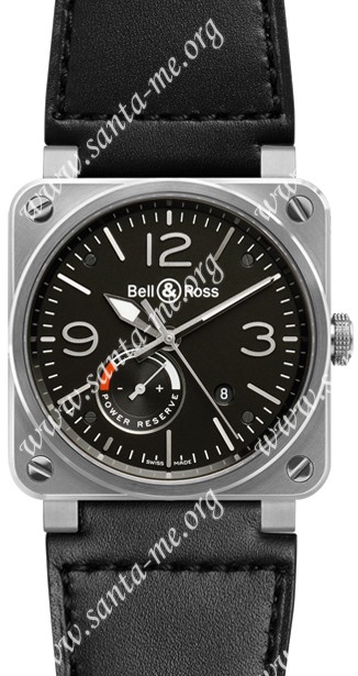 Bell & Ross Aviation BR-03-97-STEEL Mens Wristwatch