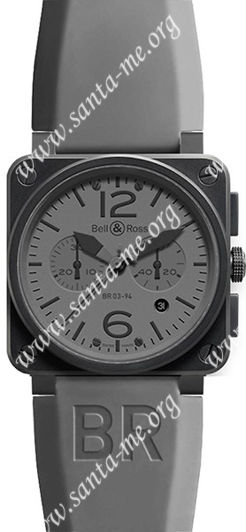 Bell & Ross Aviation BR0394-COMMANDO Mens Wristwatch