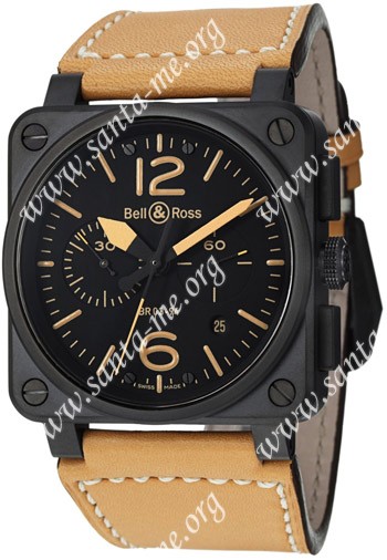 Bell & Ross BR03 Mens Wristwatch BR03-94HERITAGE