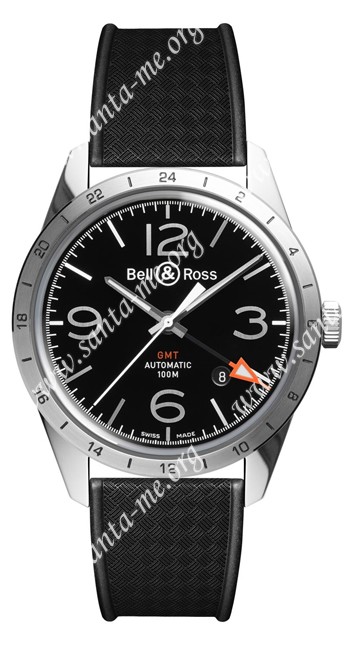 Bell & Ross BR123 Original Mens Wristwatch BR123-GMT-24H