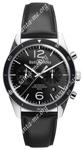 Bell & Ross Vintage Mens Wristwatch BR126-Sport-Black