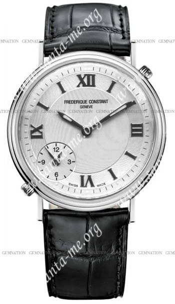 Frederique Constant Dual Time Mens Wristwatch FC-205HS36