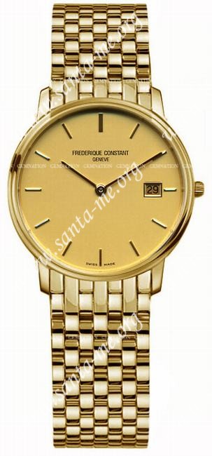 Frederique Constant Index Slim Line Mens Wristwatch FC-220SC4S5B