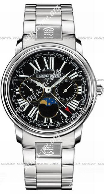 Frederique Constant Business Timer Mens Wristwatch FC-270B3P6B
