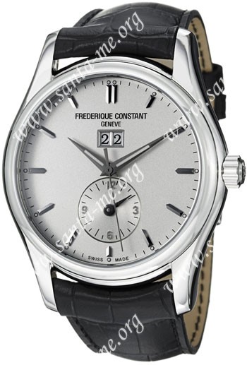 Frederique Constant Index Dual Time Mens Wristwatch FC-325S6B6