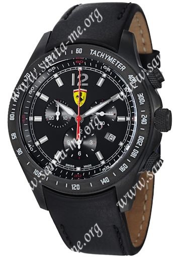 Ferrari Scuderia Ferrari Chrono Mens Wristwatch FE07IPBCPBK