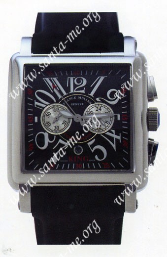 Franck Muller King Conquistador Cortez Chronograph Midsize Mens Wristwatch 10000 K CC-1