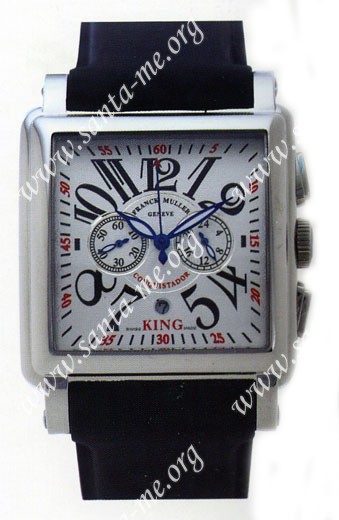 Franck Muller King Conquistador Cortez Chronograph Midsize Mens Wristwatch 10000 K CC-2