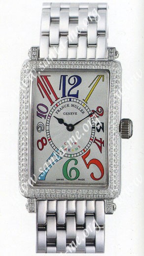 Franck Muller Ladies Large Long Island Large Ladies Wristwatch 1002 QZ COL D-1