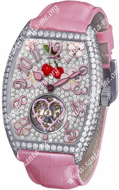 Franck Muller Cintree Curvex Sakura Small Ladies Ladies Wristwatch 3080 T D CD