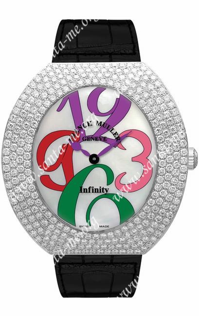 Franck Muller Infinity Ellipse Extra-Large Ladies Ladies Wristwatch 3650 QZ A COL DRM D