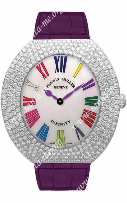 Franck Muller Infinity Ellipse Extra-Large Ladies Ladies Wristwatch 3650 QZ R COL DRM D