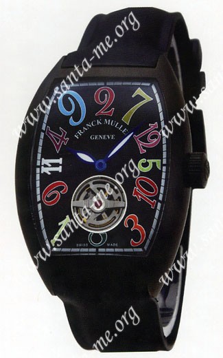 Franck Muller Cintree Curvex Crazy Hours Tourbillon Large Mens Wristwatch 5880 T CH COL DRM-5