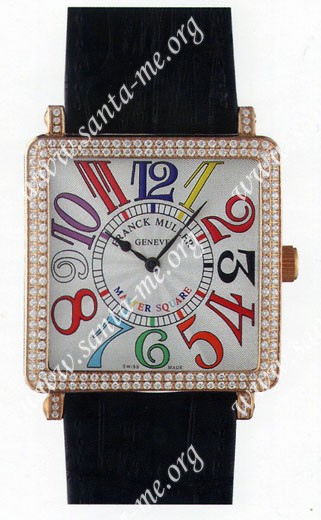 Franck Muller Master Square Mens Large Unisex Wristwatch 6000 H SC DT R-21
