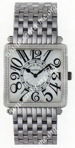 Franck Muller Master Square Ladies Medium Midsize Ladies Wristwatch 6002 L QZ COL DRM R-6