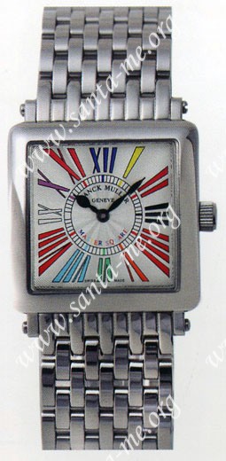 Franck Muller Master Square Ladies Medium Midsize Ladies Wristwatch 6002 L QZ COL DRM R-8