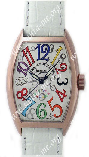 Franck Muller Ladies Medium Cintree Curvex Midsize Ladies Wristwatch 7502 QZ COL DRM O-3