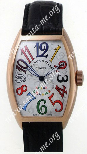 Franck Muller Ladies Medium Cintree Curvex Midsize Ladies Wristwatch 7502 QZ COL DRM O-4