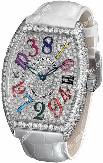 Franck Muller Crazy Hours Midsize Ladies Ladies Wristwatch 7851 CH COL DRM D CD