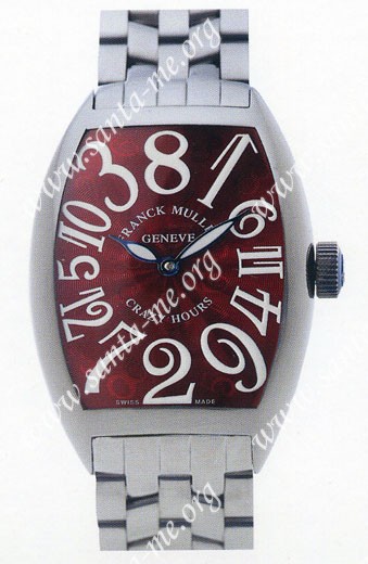 Franck Muller Cintree Curvex Crazy Hours Large Mens Wristwatch 7851 CH COL DRM O-13