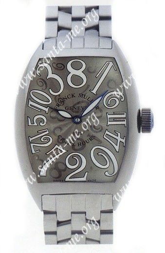 Franck Muller Cintree Curvex Crazy Hours Large Mens Wristwatch 7851 CH COL DRM O-15