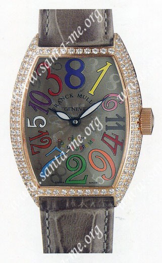 Franck Muller Cintree Curvex Crazy Hours Large Mens Wristwatch 7851 CH COL DRM O-24