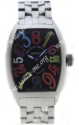 Franck Muller Cintree Curvex Crazy Hours Large Mens Wristwatch 7851 CH COL DRM O-7