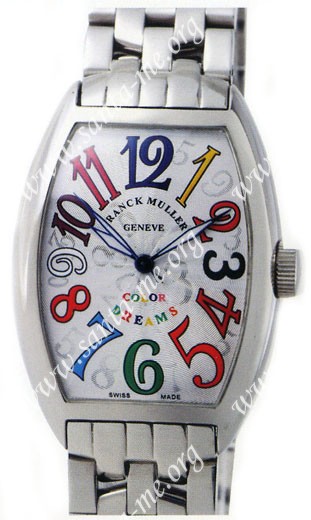 Franck Muller Mens Medium Cintree Curvex Extra-Large Mens Wristwatch 7851 SC COL DRM-1