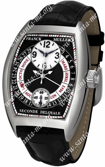 Franck Muller Seconde Deloyale Large Mens Wristwatch 7880 SEC DEL
