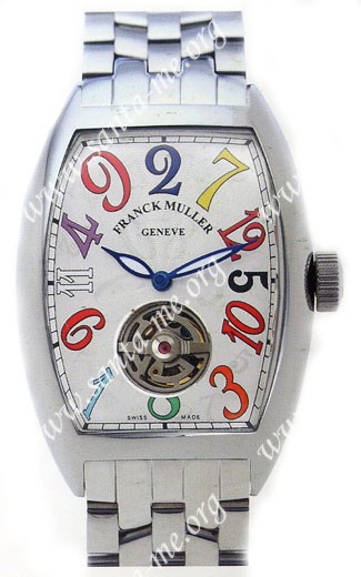 Franck Muller Cintree Curvex Crazy Hours Tourbillon Extra-Large Mens Wristwatch 7880 T CH COL DRM-2
