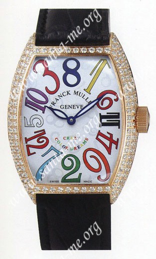 Franck Muller Cintree Curvex Crazy Hours Extra-Large Mens Wristwatch 8880 CH COL DRM O-5
