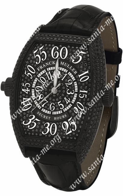Franck Muller Secret Hours 1 Large Mens Wristwatch 8880 SE H2 NR D CD