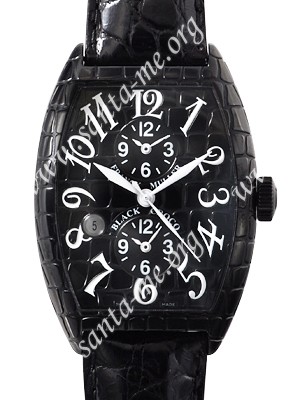 Franck Muller Black Croco Extra-Large Mens Wristwatch 8880MBSCDT BLK CRO