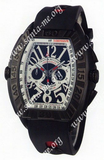 Franck Muller Conquistador Grand Prix Extra-Large Mens Wristwatch 9900 CC GP-12