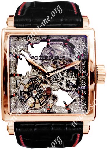 Roger Dubuis Golden Square Tourbillon Mens Wristwatch G40-GS-RG-S