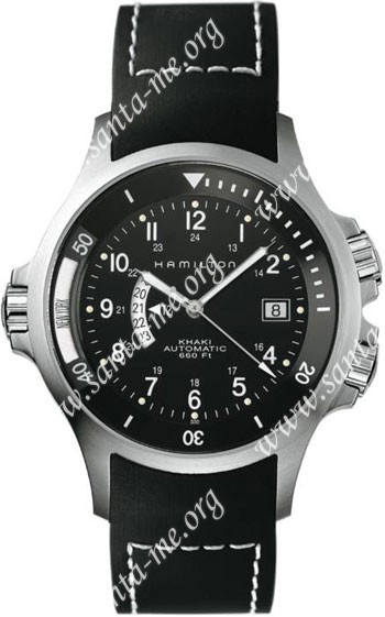 Hamilton Khaki Navy GMT Mens Wristwatch H77615333