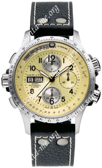 Hamilton Khaki X-Wind Automatic Mens Wristwatch H77666523