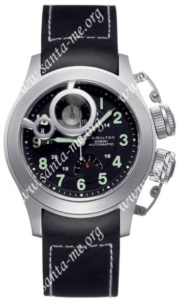 Hamilton Khaki Navy Frogman Auto Chrono Mens Wristwatch H77746333